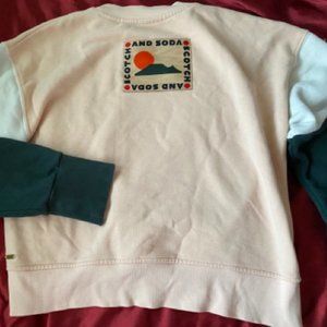 Scotch $ Soda Creamy Retro Colours Top- L